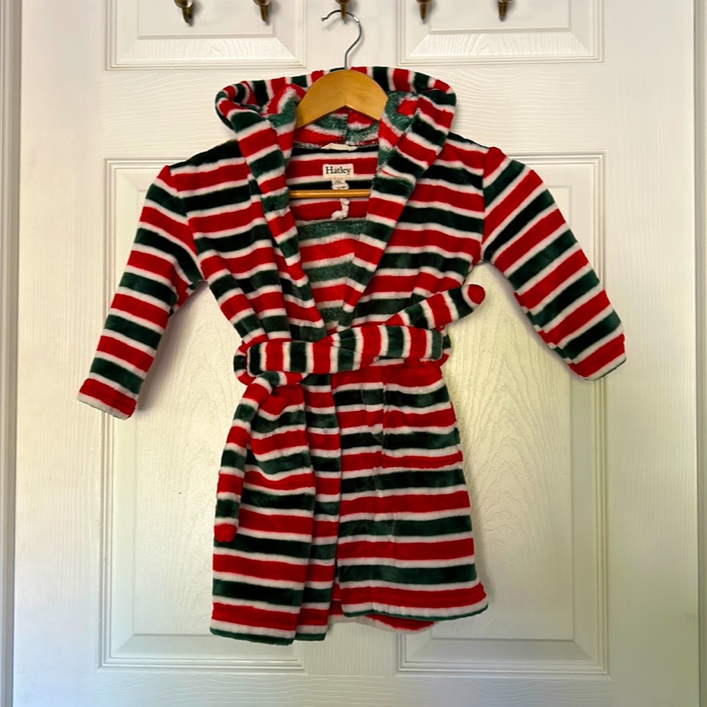 Hayley Green, Red, White Robe size S (2-3) gently worn